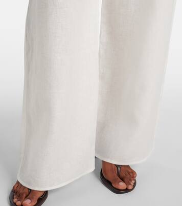 Pantalon ample Austin en lin  | Asceno