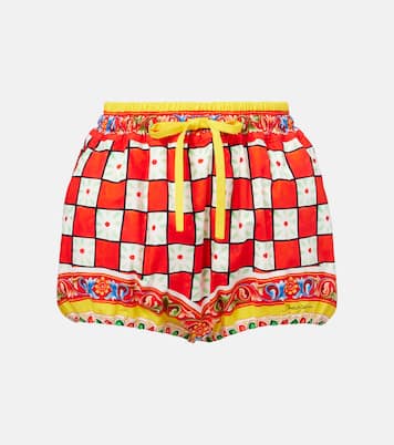 Bedruckte Shorts aus Baumwolle | Dolce&Gabbana