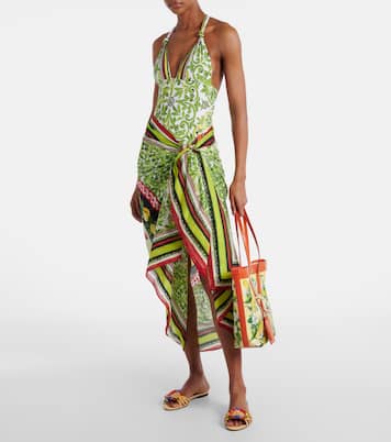 Copricostume in cotone con stampa | Dolce&Gabbana