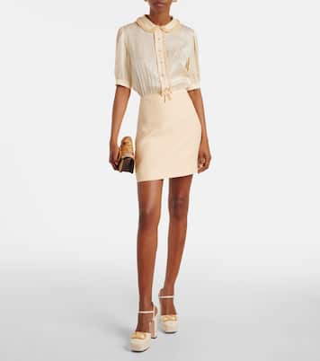 VLogo 115 leather platform pumps | Valentino Garavani