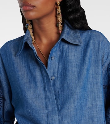 Camicia di jeans Coco con ricamo | Zimmermann