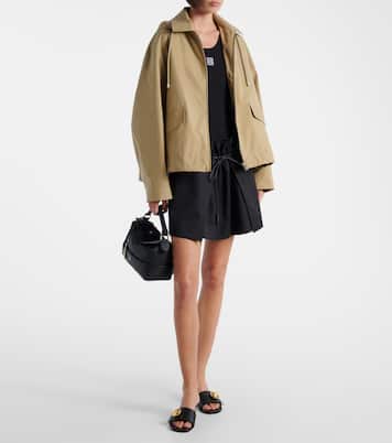 Pebble 45 leather mules | Loewe