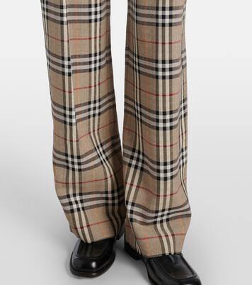Weite Hose Burberry Check | Burberry