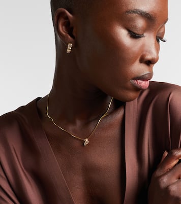 Halskette aus 14kt Gelbgold mit Diamanten | Roxanne First