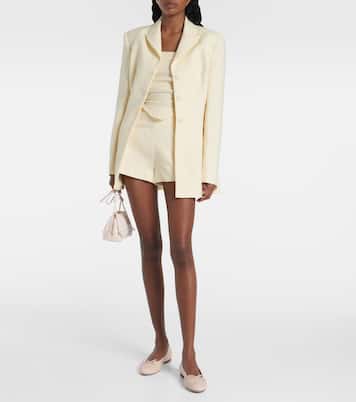 Ballerinas Veralli aus Raffiabast | Manolo Blahnik