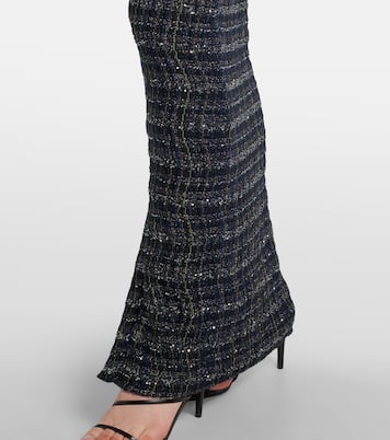 格纹金属丝面料衬衫式连衣裙 | Missoni