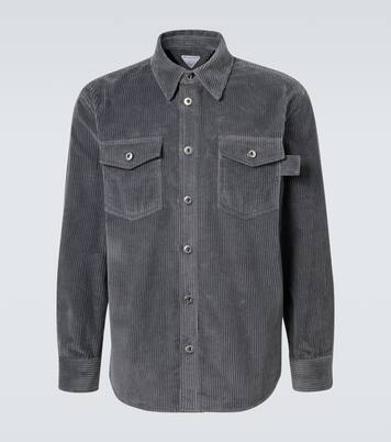 Matt cotton corduroy shirt  | Bottega Veneta