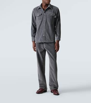 Matt cotton corduroy shirt  | Bottega Veneta