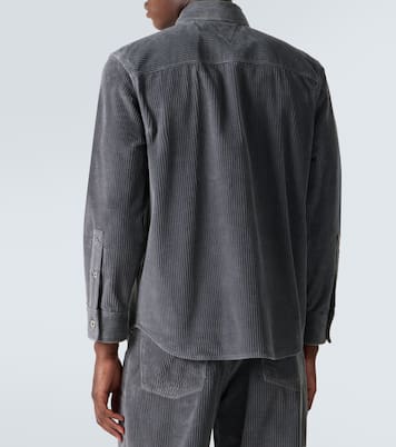 Matt cotton corduroy shirt  | Bottega Veneta