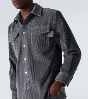 Matt cotton corduroy shirt  | Bottega Veneta
