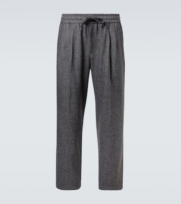 Pantalon ample en laine mélangée | Dolce&Gabbana