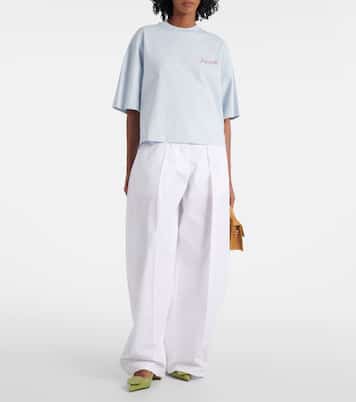 Corto cropped cotton T-shirt | Jacquemus