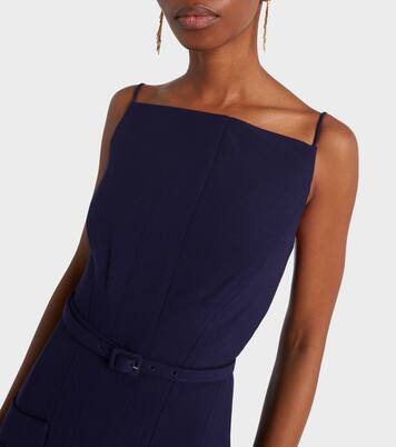 Robe midi en crêpe | Roland Mouret
