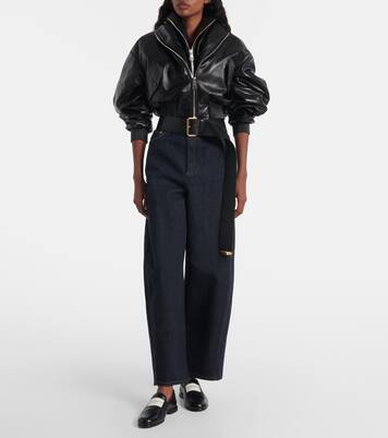 Cocoon高腰阔腿牛仔裤装 | Givenchy