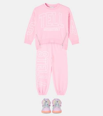 Logo cotton jersey tracksuit | Stella McCartney Kids