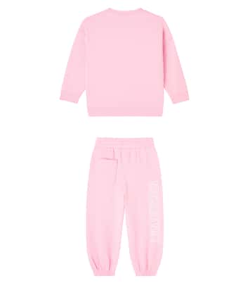 Logo cotton jersey tracksuit | Stella McCartney Kids