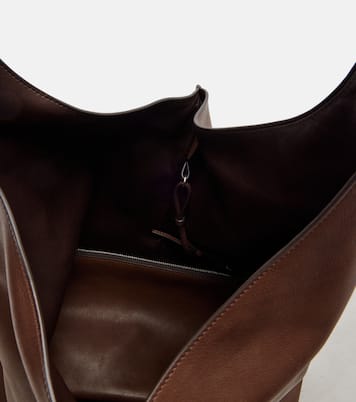 Schultertasche Bindle Medium aus Leder  | The Row