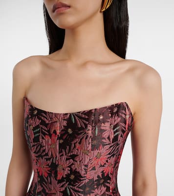 Abito midi Rousseau con stampa floreale | Markarian