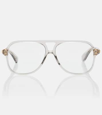 Slim Ribbon aviator glasses | Bottega Veneta