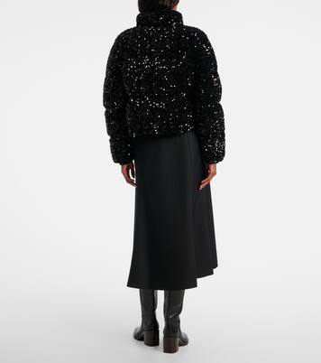 Louvi sequined down jacket | Moncler