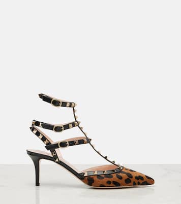 Pumps Rockstud aus Kalbshaar | Valentino Garavani