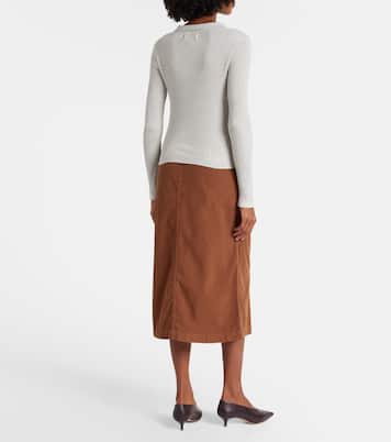 Polo Nikki en coton et cachemire | Velvet