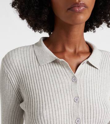 Polo Nikki en coton et cachemire | Velvet