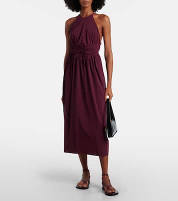 Ines halterneck jersey midi dress | Eres