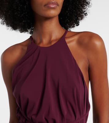 Ines halterneck jersey midi dress | Eres