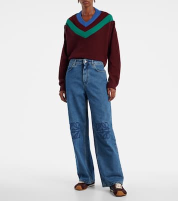 Anagram wide-leg jeans | Loewe