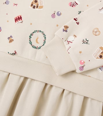 Bedrucktes Kleid Maggie aus Baumwoll-Jersey | Wheat