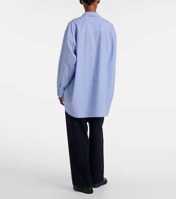 Luka striped cotton poplin shirt | The Row