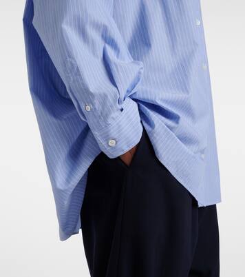 Luka striped cotton poplin shirt | The Row