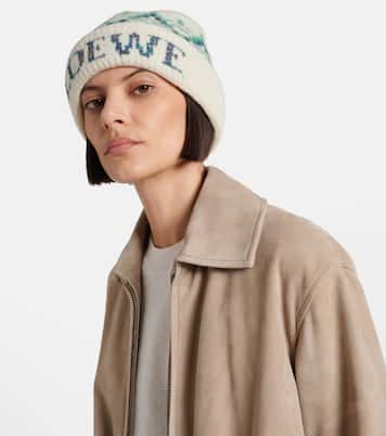 Fair Isle sequined wool-blend beanie  | Loewe