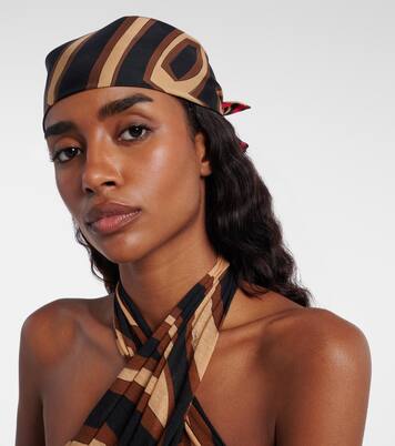 Labirinto silk twill scarf | Pucci