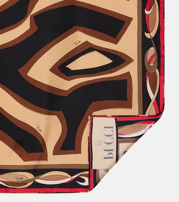 Labirinto silk twill scarf | Pucci