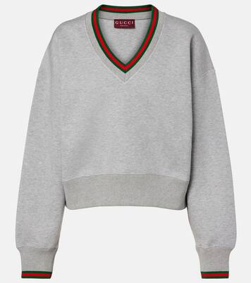 Sweatshirt Web Stripe aus Jersey | Gucci