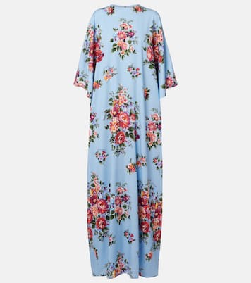 Floral silk-blend kaftan | Dolce&Gabbana