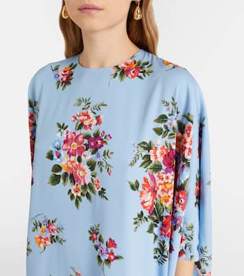 Floral silk-blend kaftan | Dolce&Gabbana