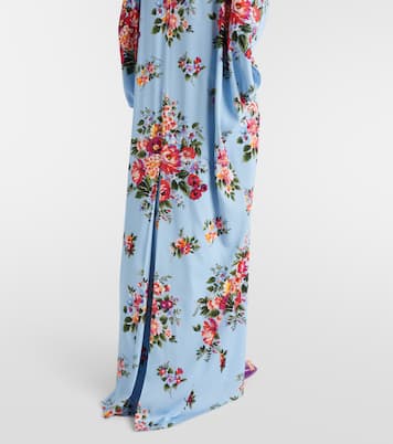 Floral silk-blend kaftan | Dolce&Gabbana