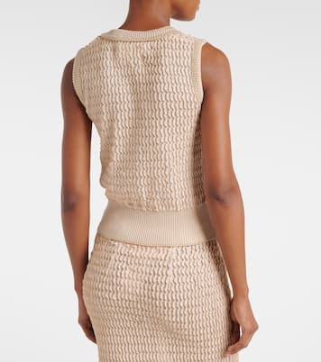 Ribbed-knit sweater vest | Maison Margiela