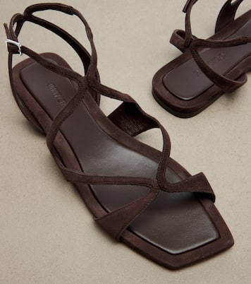 Sandali Ayla in suede | Jimmy Choo