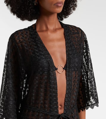 Talitha semi-sheer kaftan | Melissa Odabash