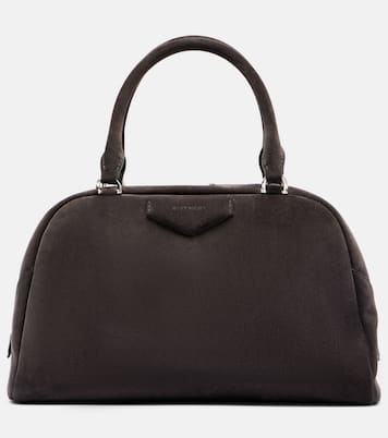 Antigona East-West Medium suede tote bag | Givenchy