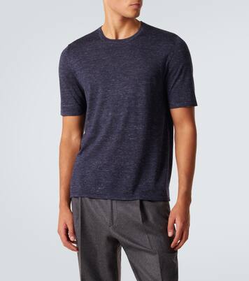 T-shirt en cachemire, soie et chanvre | Gabriela Hearst