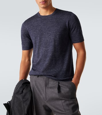 T-shirt en cachemire, soie et chanvre | Gabriela Hearst