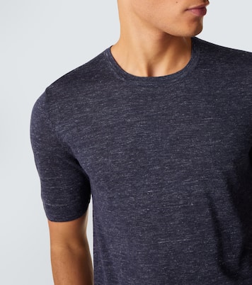 T-shirt en cachemire, soie et chanvre | Gabriela Hearst