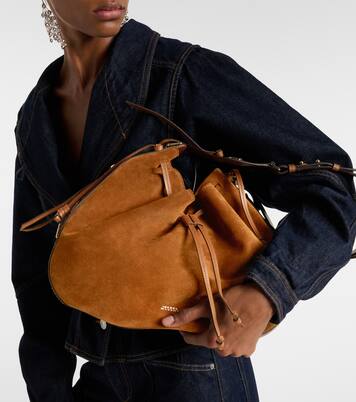 Bolton Medium suede shoulder bag | Isabel Marant