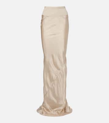 Satin maxi skirt | Rick Owens