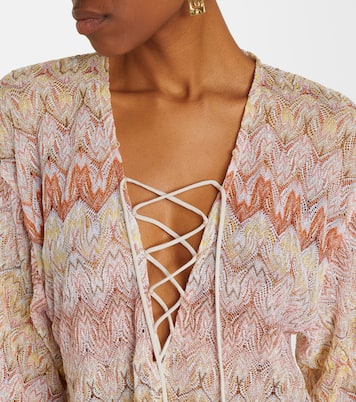 Cover-up aus Häkelstrick | Missoni